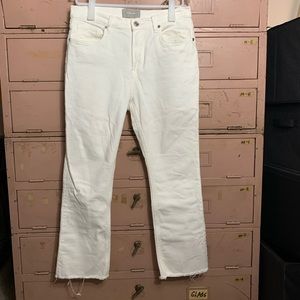 Everlane Kick Crop High Rise Jeans White sz 30